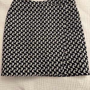 Off-White c/o Virgil Abloh Women's Black Ladies Abstract-Print Wrap Skirt,